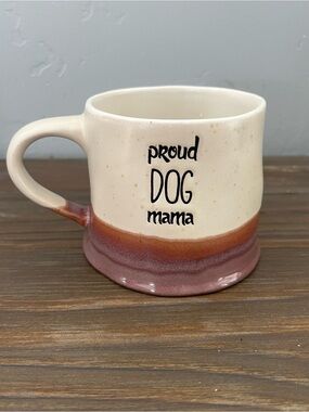 Spectrum Designz 2017 Proud Dog Mama Oversized Ceramic Coffee Mug Rustic